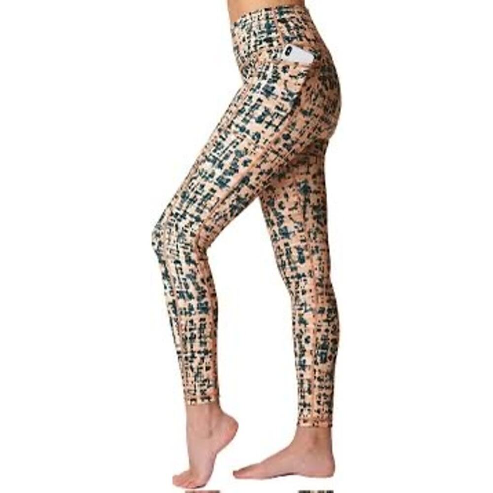 Sweaty Betty Women's XS Super Sculpt High-Waisted 7/8 Yoga Leggings Side Pocket